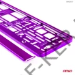 Kép 3/3 - Rendszámkeret lila (violet) DB-s  alsó leces 03172