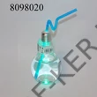 Kép 3/3 - Bulipohár körte alakú, LED világítással, 400ml