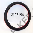 Kép 2/3 - Volánvédő műbőr 37-38cm piros- fekete KV-HB27949/BK/R