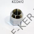 Kép 1/3 - Kerékanya kiskúpos 12x1.50mm  17-es nyitott  króm 10.9