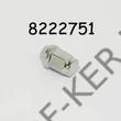 Kép 2/2 - Kerékanya 12x1.25mm sima kúpos zárt 19-es