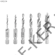 Kép 1/3 - Menetfúró készlet M3-M10 6db-s HSS 03272