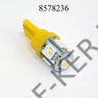 Kép 2/2 - Izzó LED 12V 5SMD sárga db-os T10