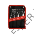 Kép 1/2 - Fékcsőkulcs készlet 4db-s YT-0143 8-17mm CrV 6140