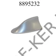 Kép 2/3 - Antenna cápauszony ezüst (antennaszár helyett) passzív erősítővel, ragasztóval  CM58540GT