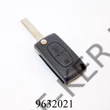 Kép 3/3 - Távirányító kulcsház Peugeot 2 gombos, bicskakulcsos, VA2 szárral