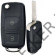 Kép 1/4 - Kulcsház VW Passat 2gombos bicskakulcsos komplett VW00003 (06+07)