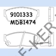 Kép 2/2 - Fékbetét garnitúra Suzuki Swift első -'98 MDB1474  05P343