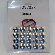 Kerékcsavarkupak 17mm króm készlet 20db-os