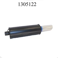 Kipufogó sport UNI 1 csöves Ø145mm  kerek,  ovális saválló véggel Paragi PAR022 L:400mm