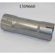 Kipufogótoldó közbetétcső 200x60mm, két végén bővített