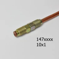 Réz-fékcső 350mm Wartburg (WB), Suzuki, Citroen: tölcséres, 10x1mm hollander