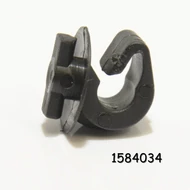 Zárrúd tartó patent PF126 fekete 5mm