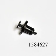 Patent kárpit Nissan 8x18mm fekete csavaros oldható
