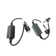 Izzócsatlakozó DK7 - H7 dekóder. Fekete, LED átalakító kábel, párban FE6040-LED.731
