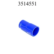 Tuningcső szűkítő kék 45-51mm 102mm szilikoncső (EAD5145, SR51-45/102)