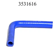 Tuningcső könyök 16mm 90fokos szilikonos