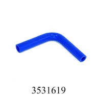 Tuningcső könyök 16-19mm 150mm, szilikonos H016220 RD-ZRE90-19-16, AD901916