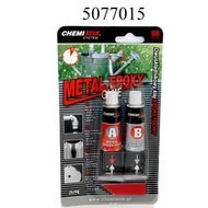 Fémtartalmú 2 komponensű epoxy ragasztó Metal Glue  5min-1h 40g