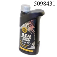 Motorolaj OEM Peugeot 5W-30 1l Mannol 7703 A5/B5, C2 PSA B712290