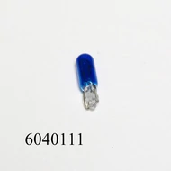 Izzó színes 12V 1.2W rizs kék PAINT BULB T5