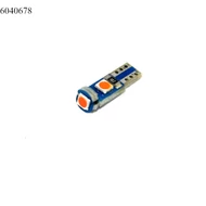 Izzó LED 12V 1.2W 3SMD piros  db-os RIZS!!! T5 műszerfal