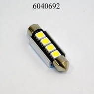 Izzó LED 12V szofita fehér 4SMD db-os 41mm Canbus