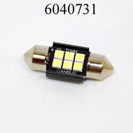 Izzó LED 12V szofita fehér 6SMD 31mm /db extra erős 9-24V 6x3030