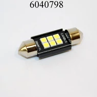 Izzó LED 12V szofita fehér 36MM-3030-6SMD extra erős fekete Canbus 9-24V RSJ306SMD-36