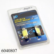 Izzó LED 12V szofita fehér 36mm PÁR! COB10x36