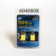Izzó LED 12V szofita fehér 39mm PÁR! COB10x39