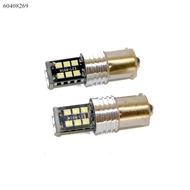 Izzó LED 12V BA15S PÁR! CANBUS fehér fényű, 15smd 1156