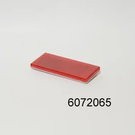 Prizma piros szögletes 105x48mm  A-0203       51P öntapadós