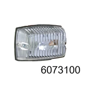Szélességjelző lámpa fehér 96x64x46mm