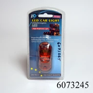 Szélességjelző LA603Y LED-es ovál sárga 12/24V 2FU E-jeles! 65x27x19mm, lyt.48mm
