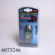 Szélességjelző LA603W LED-es ovál fehér 12/24V 2FU E-jeles! 65x27x19mm, lyt.48mm