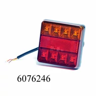 Utánfutó lámpatest LED-es hátsó kompl. kocka (MD-2-höz hasonló) FT-222