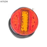 Utánfutó lámpatest LED-es kerek 744-W95 Avia E-jeles