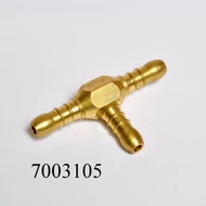 Csőtoldó T-alakú fém erősített 10mm