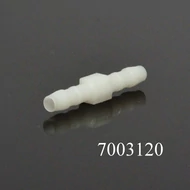 Csőtoldó egyenes műanyag Ø4mm-es