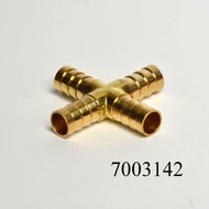 Csőtoldó X-alakú fém 10mm-es