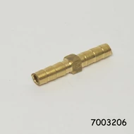 Csőtoldó egyenes fém Ø6mm-s