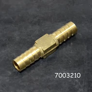 Csőtoldó egyenes fém Ø10mm-s