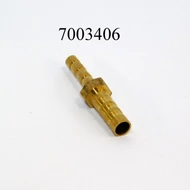 Csőtoldó egyenes fém 4-6mm-es
