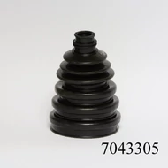 Féltengelygumi külső UNI kicsi 20x85x135mm, lépcsős, vágható