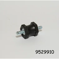 Gumibak 25x25mm 2csavar M6 B7112-BIR 6szögletű karcsúsított FA1223-901 M255-627