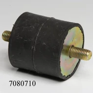 Gumibak 50x50mm 2csavar M10, Ikarus kipufogó felfüggesztő