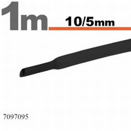 Zsugorcső 10-5 fekete 1m-s 11023F