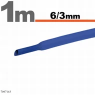 Zsugorcső 6->3mm kék 1m-s