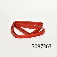 Zsugorcső 6->3mm piros 1m-s